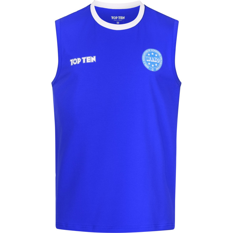 TOP TEN Sleeveless T-shirt "WAKO Kick Light"