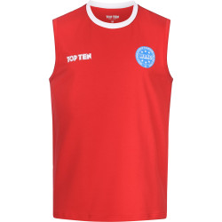 TOP TEN Sleeveless T-shirt "WAKO Kick Light"